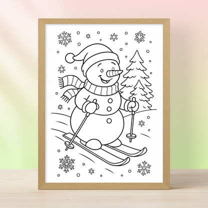 Muñeco De Nieve Ski