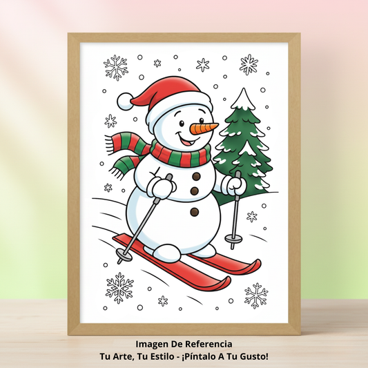 Muñeco De Nieve Ski