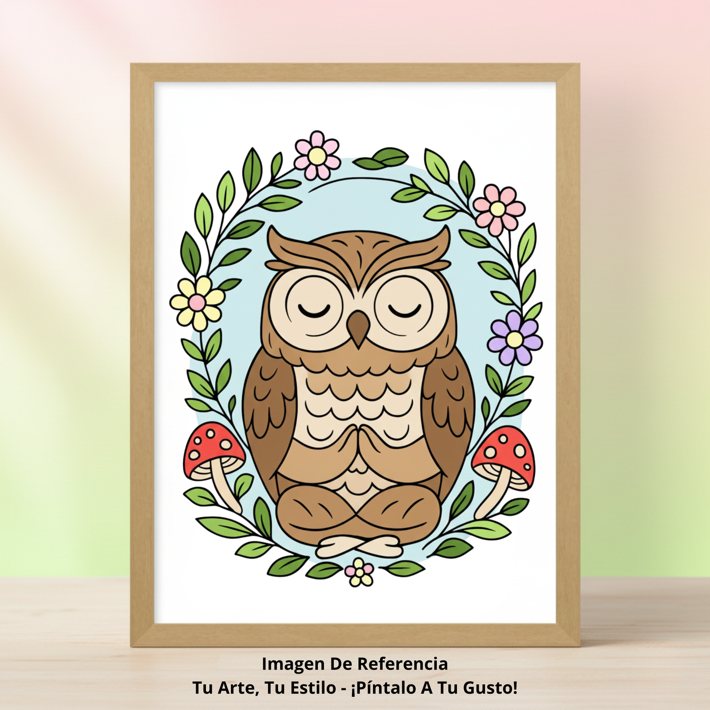 Búho Floral
