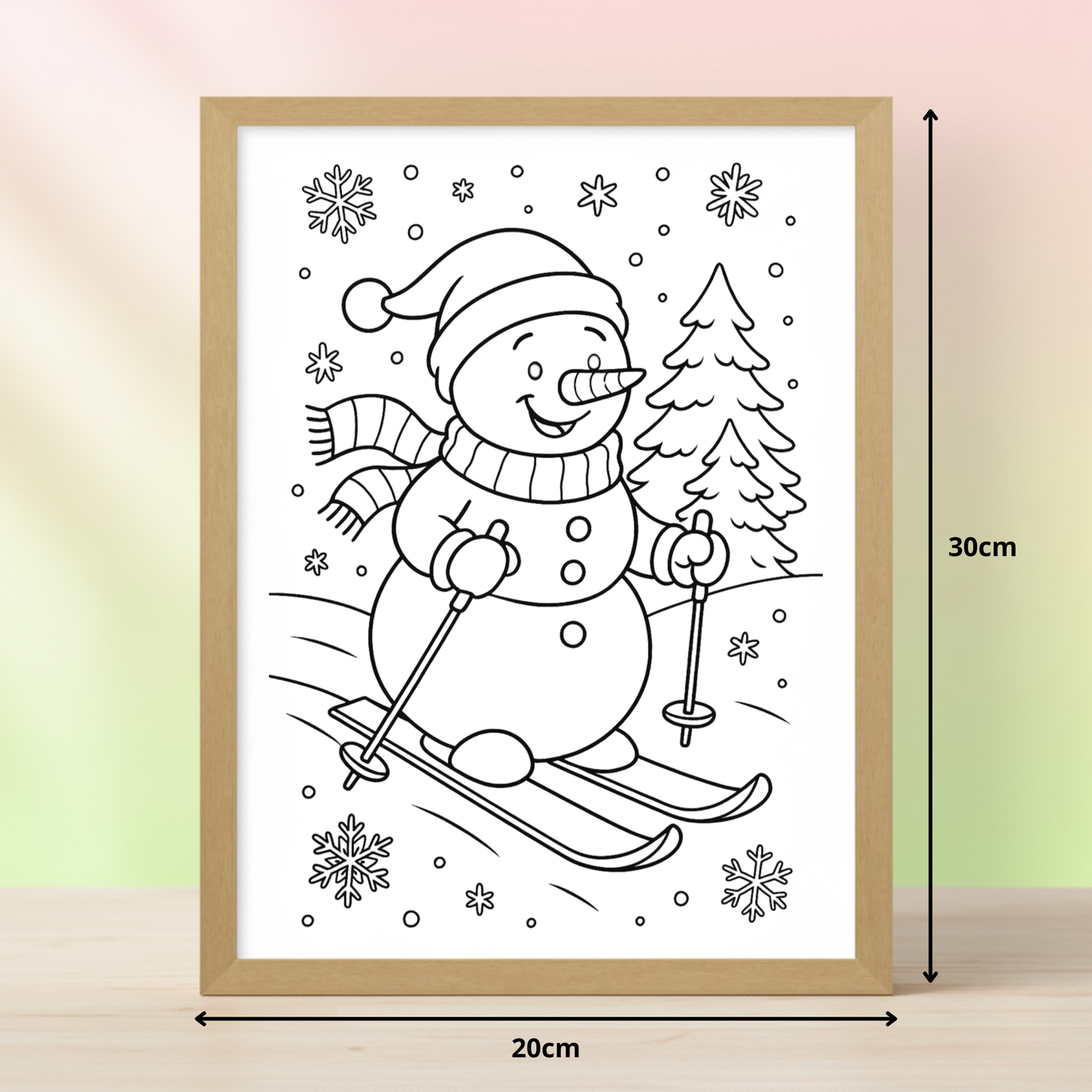 Muñeco De Nieve Ski